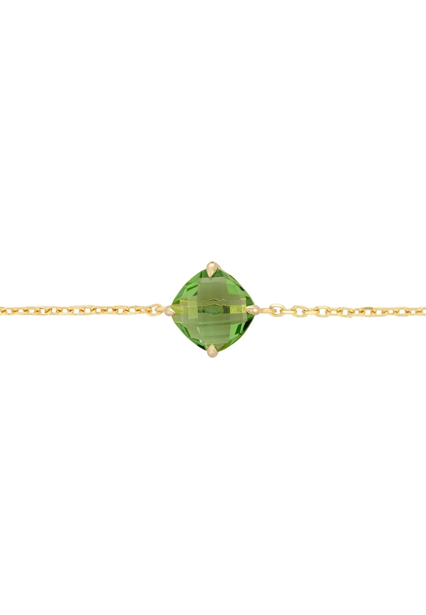 Empress Gemstone Bracelet Gold Peridot