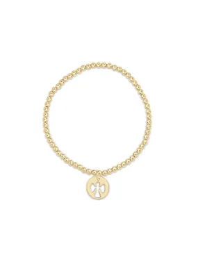 enewton Classic Guardian Angel Charm Gold Bead Bracelet
