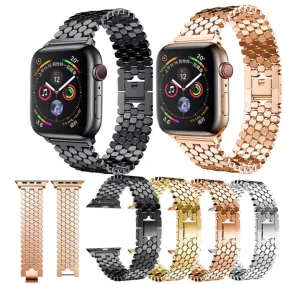 Fish scale stainless steel metal strap