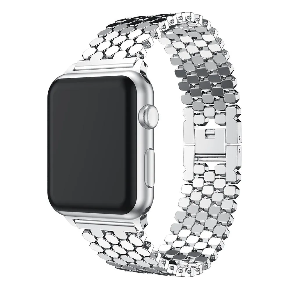 Fish scale stainless steel metal strap