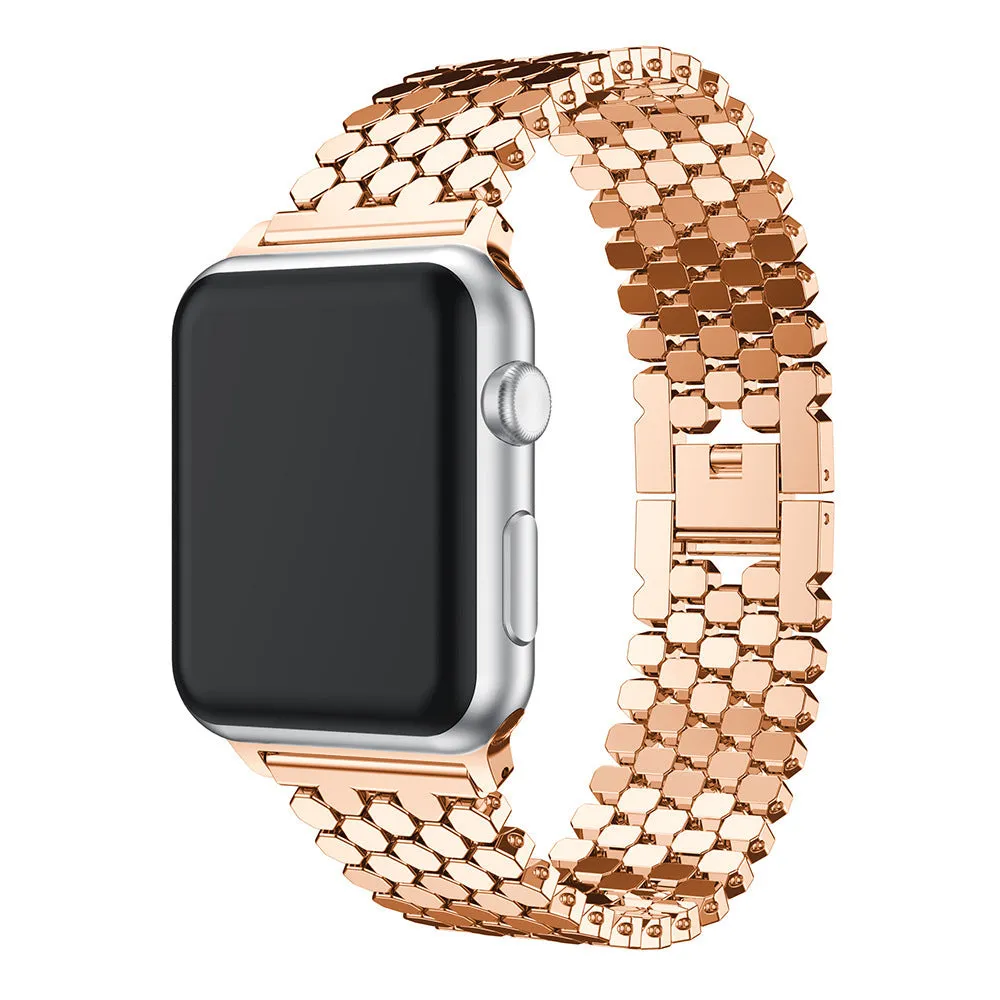 Fish scale stainless steel metal strap