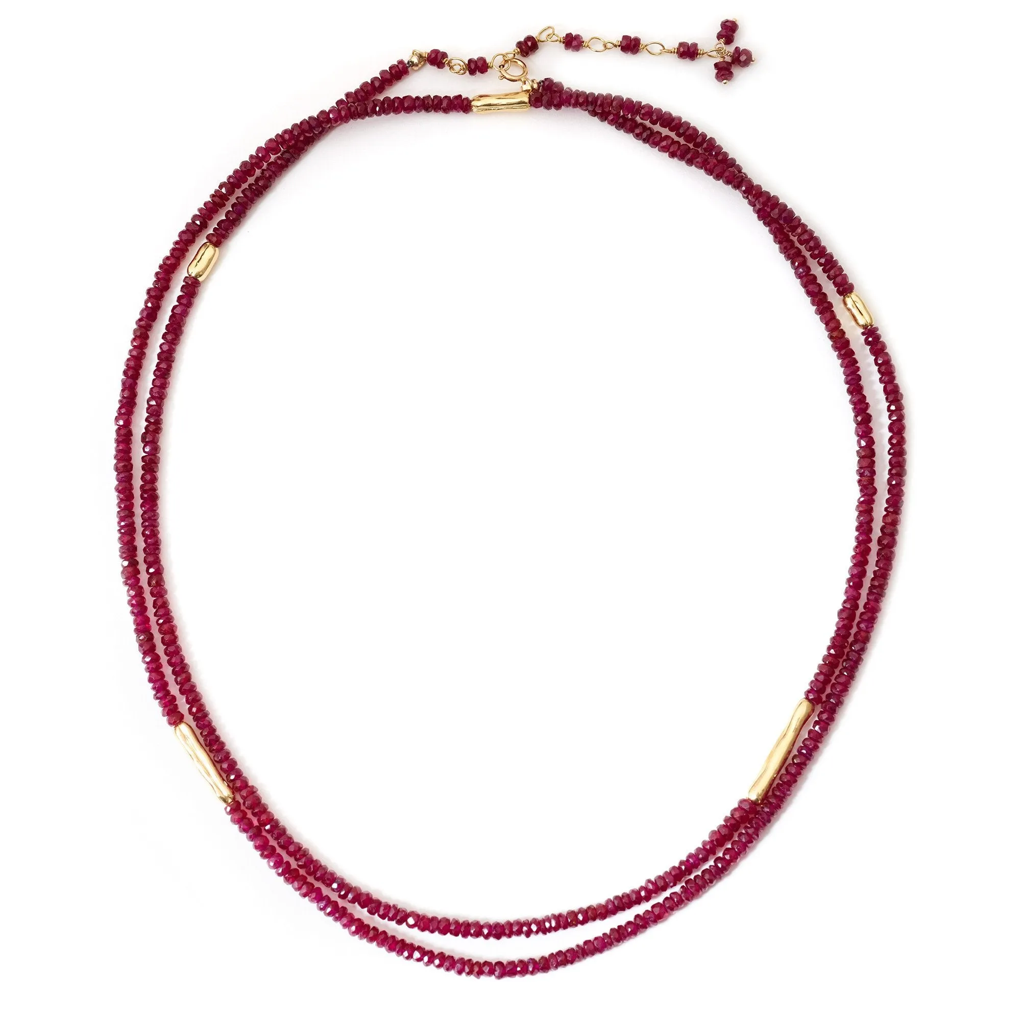 Five Gold Accent Gemstone Wrap , 18K Yellow Gold