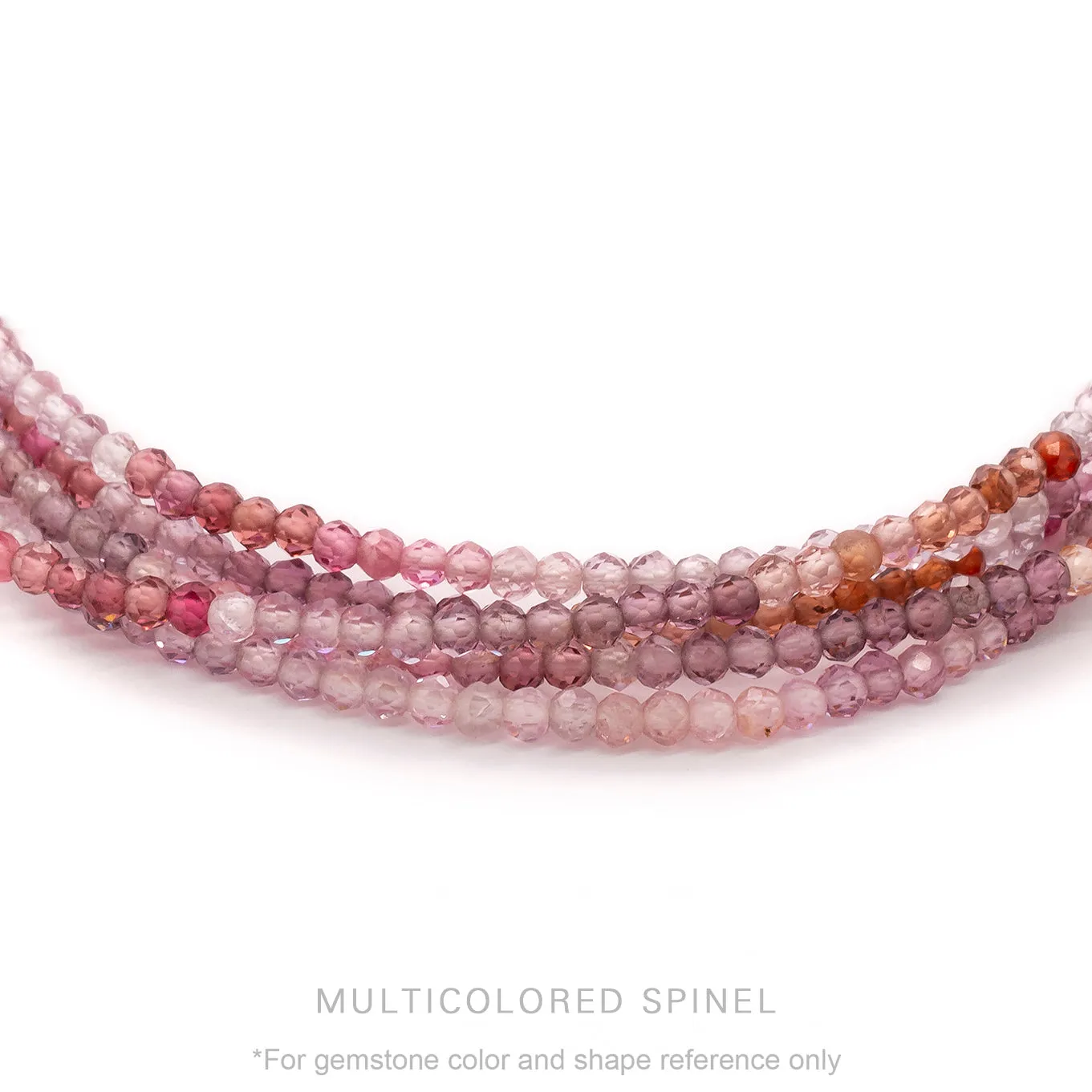 Five Gold Accent Gemstone Wrap , 18K Yellow Gold