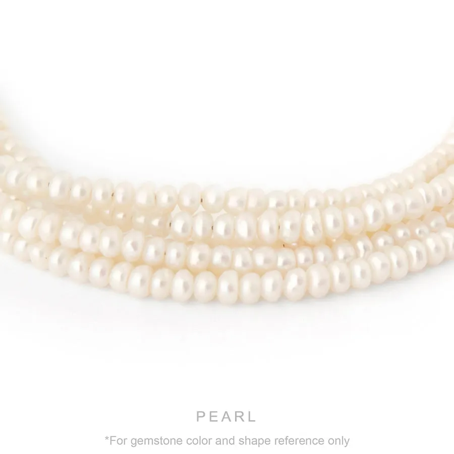 Five Gold Accent Gemstone Wrap , 18K Yellow Gold
