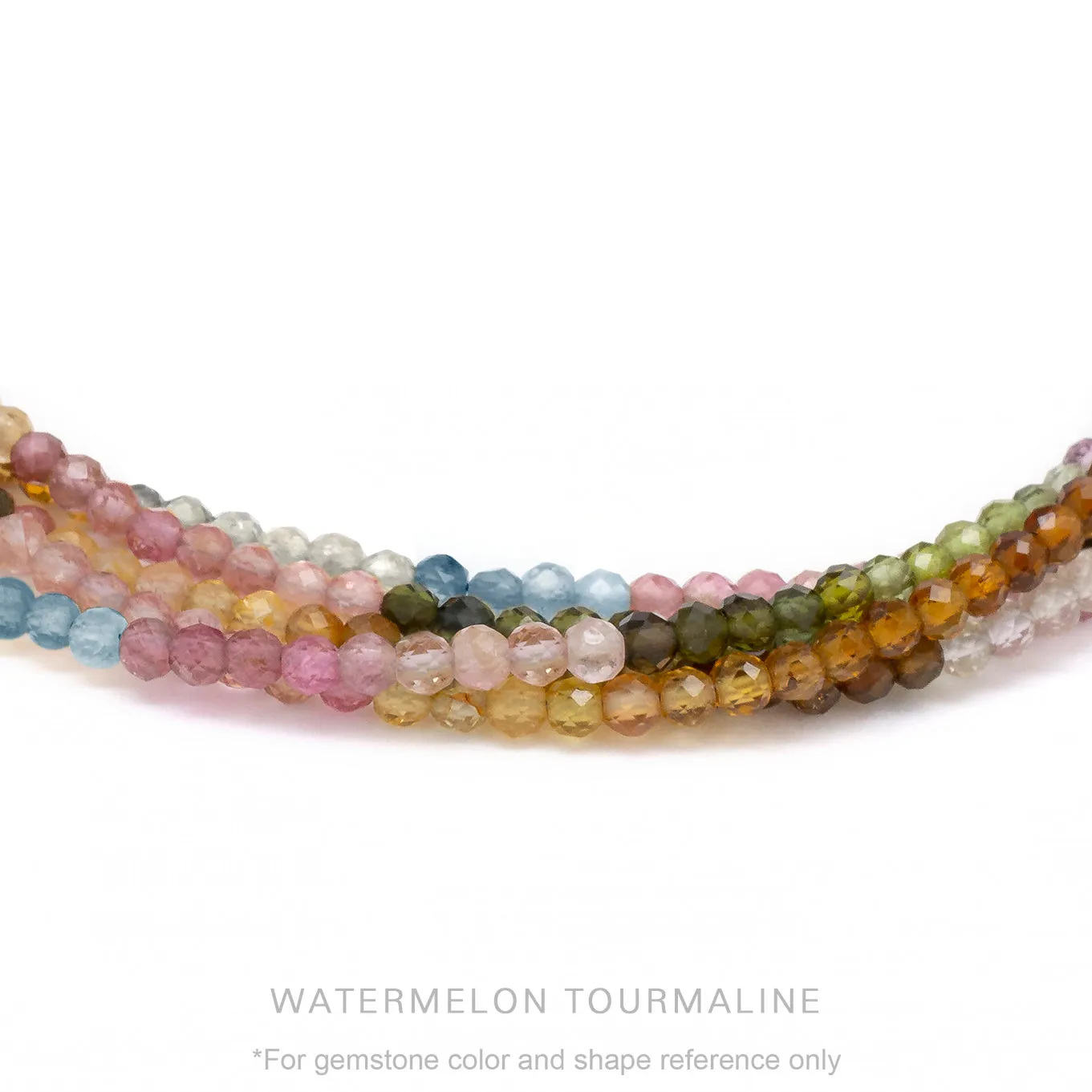 Five Gold Accent Gemstone Wrap , 18K Yellow Gold