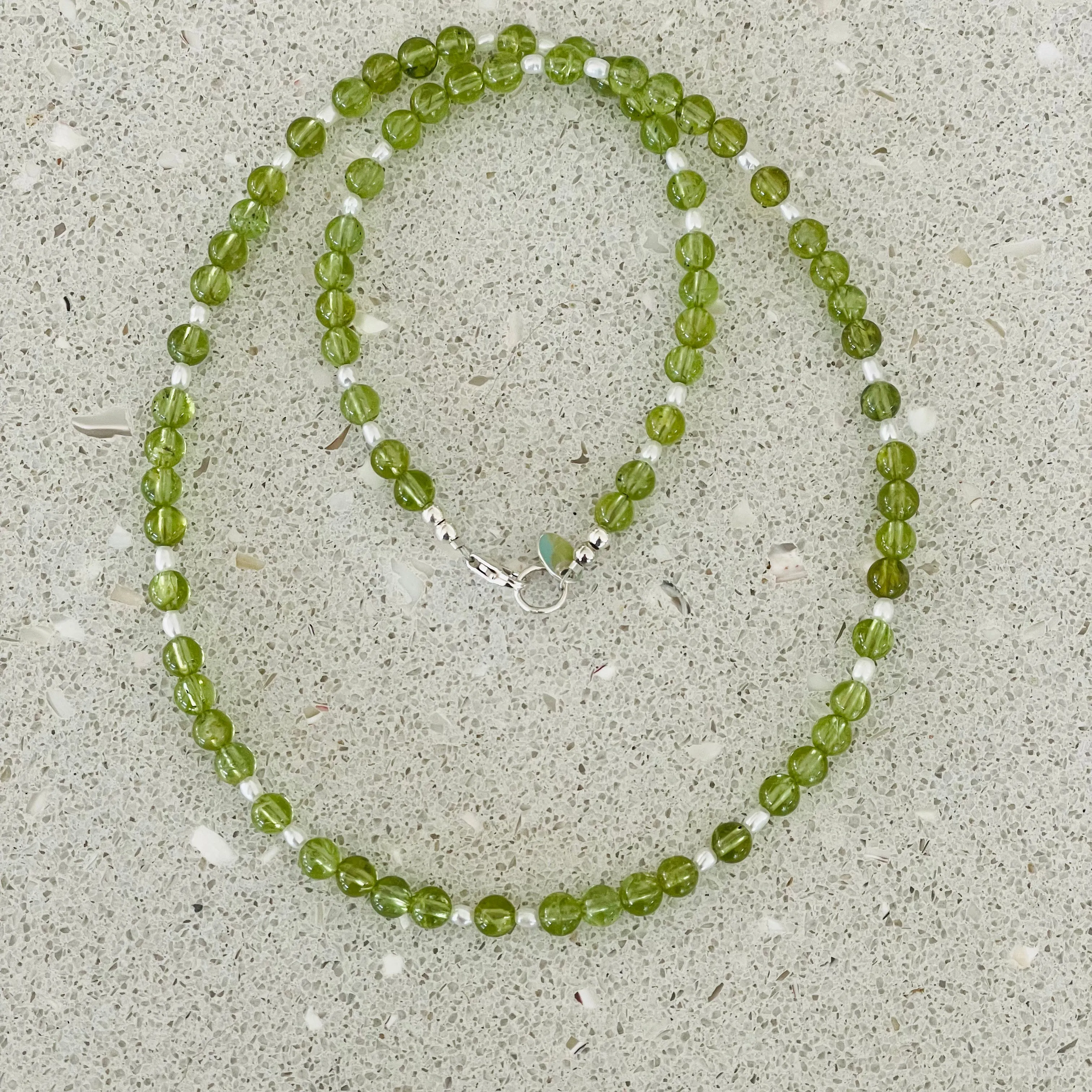 FW Pearl and Gemstone Bead Necklace Ai5