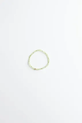 Gold & Peridot Stretchy Bracelet
