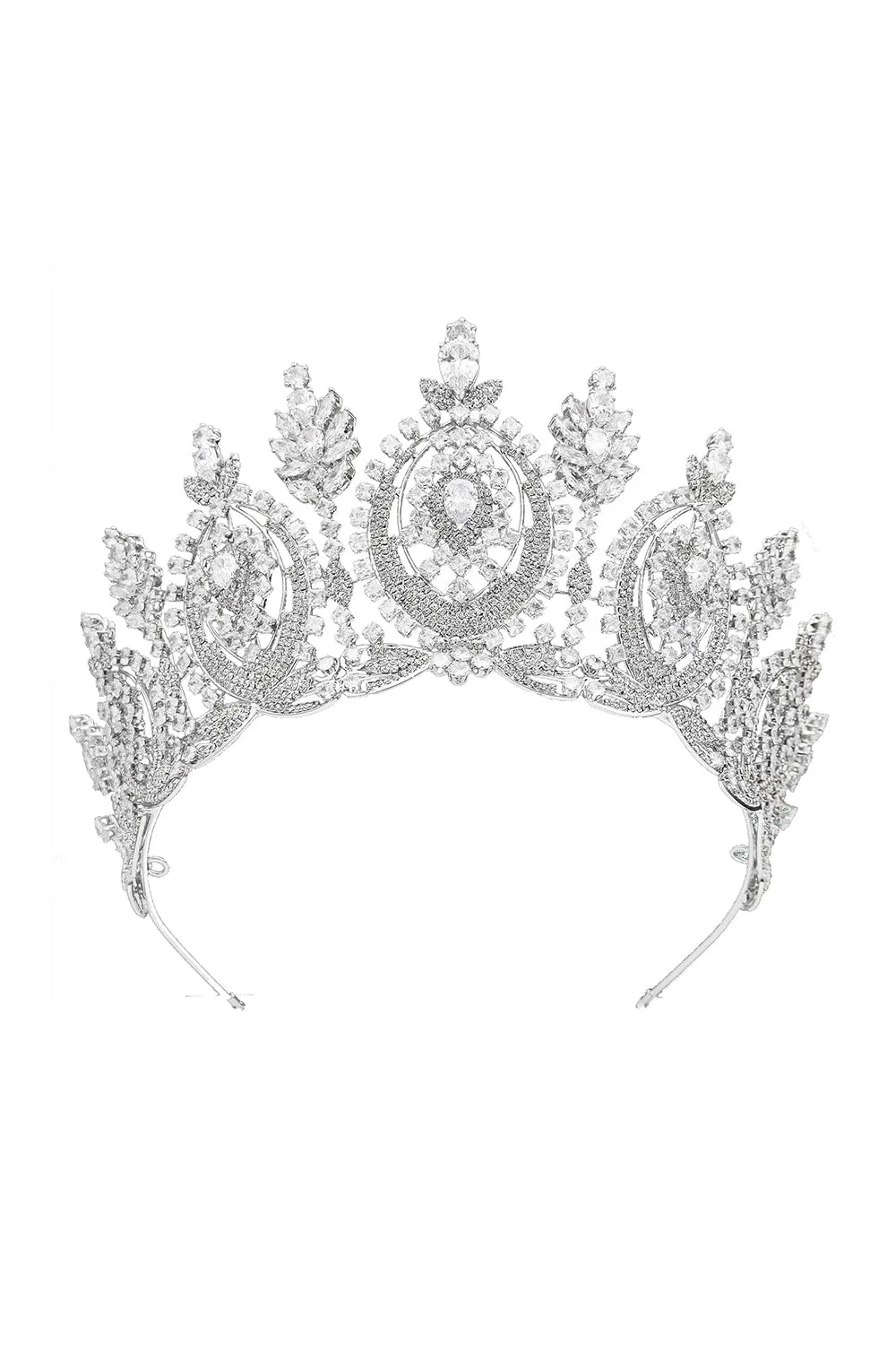 Gold Large Cubic Zirconia Crowns