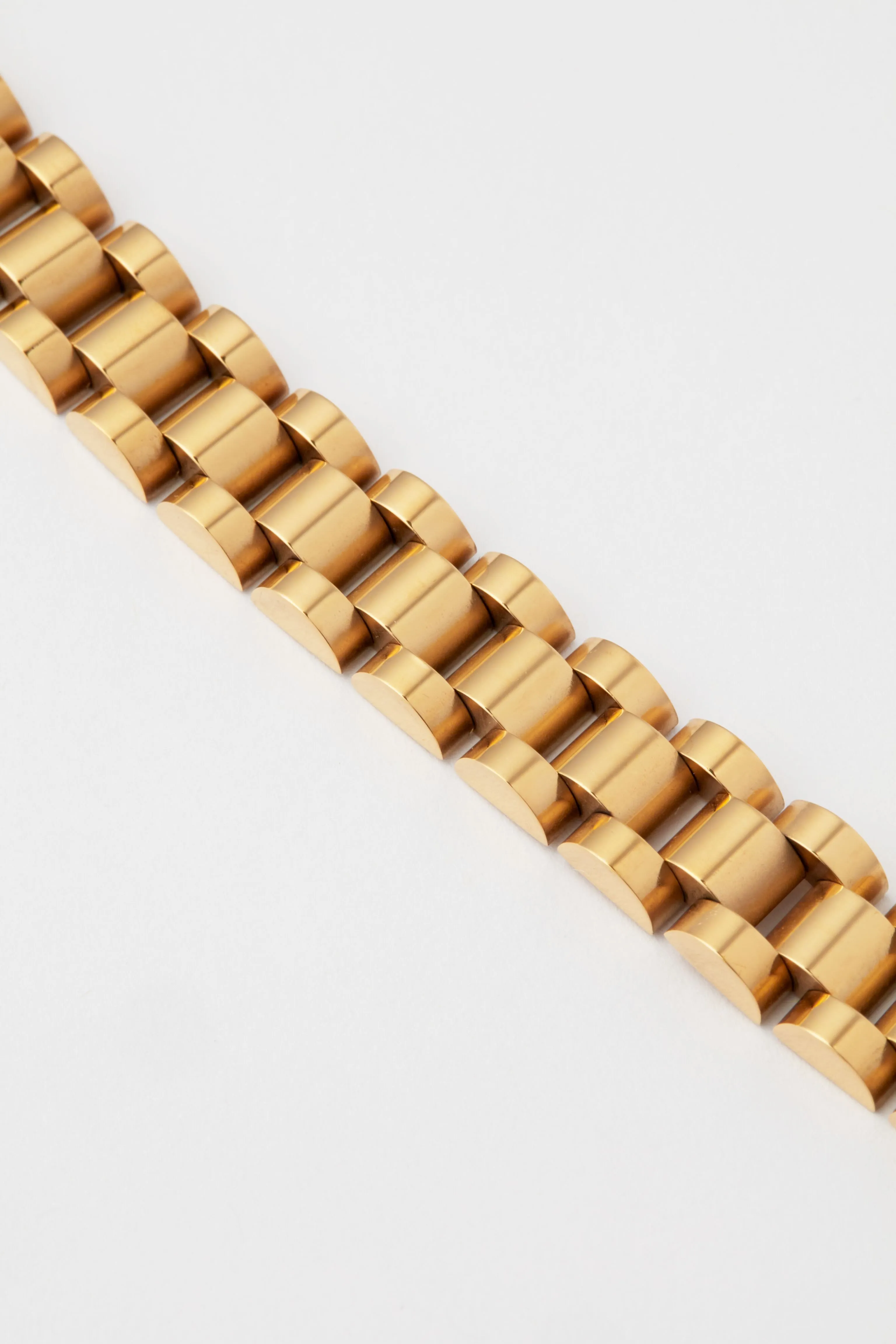 Gold Thin Time Bracelet