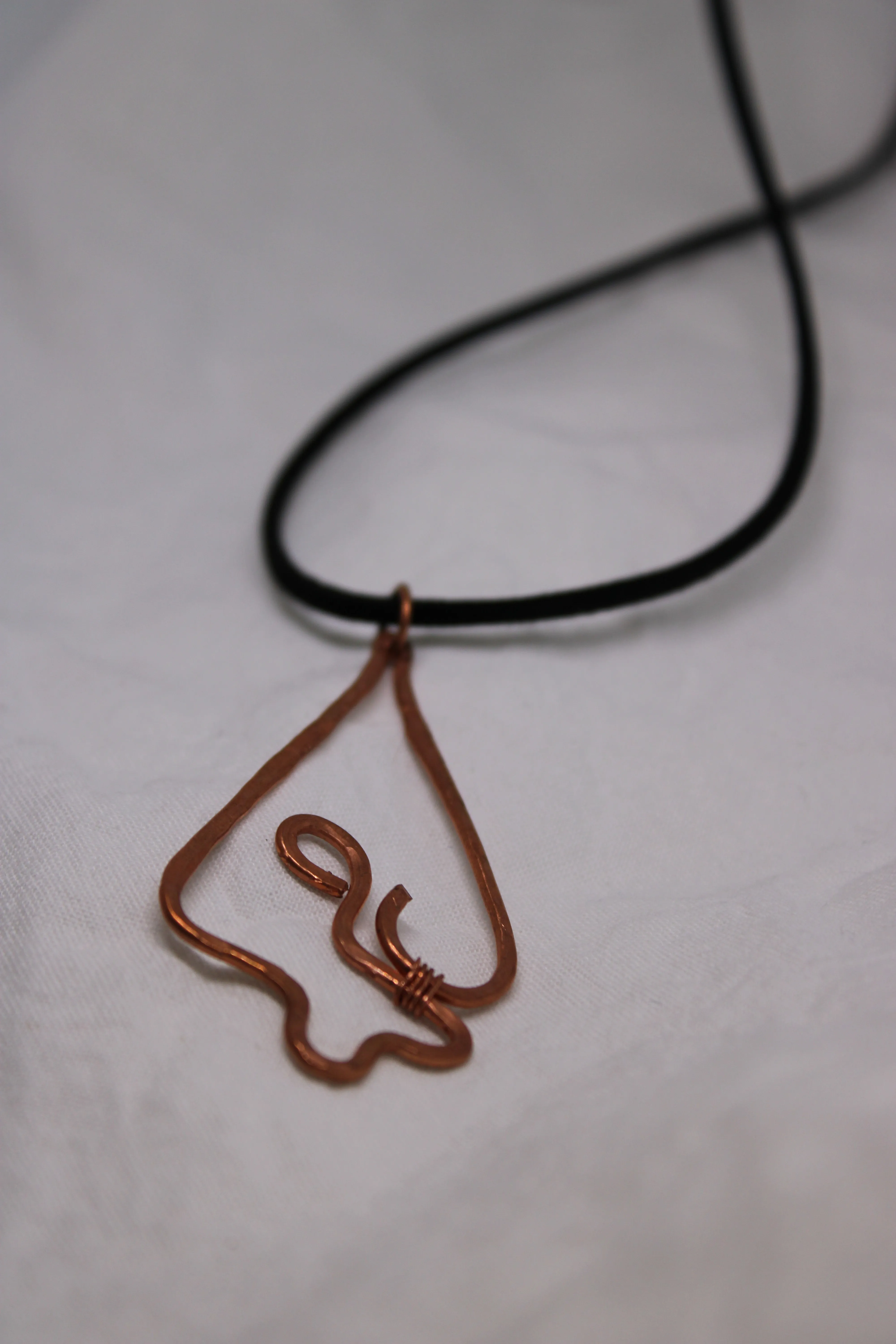 Hammered Copper Necklace