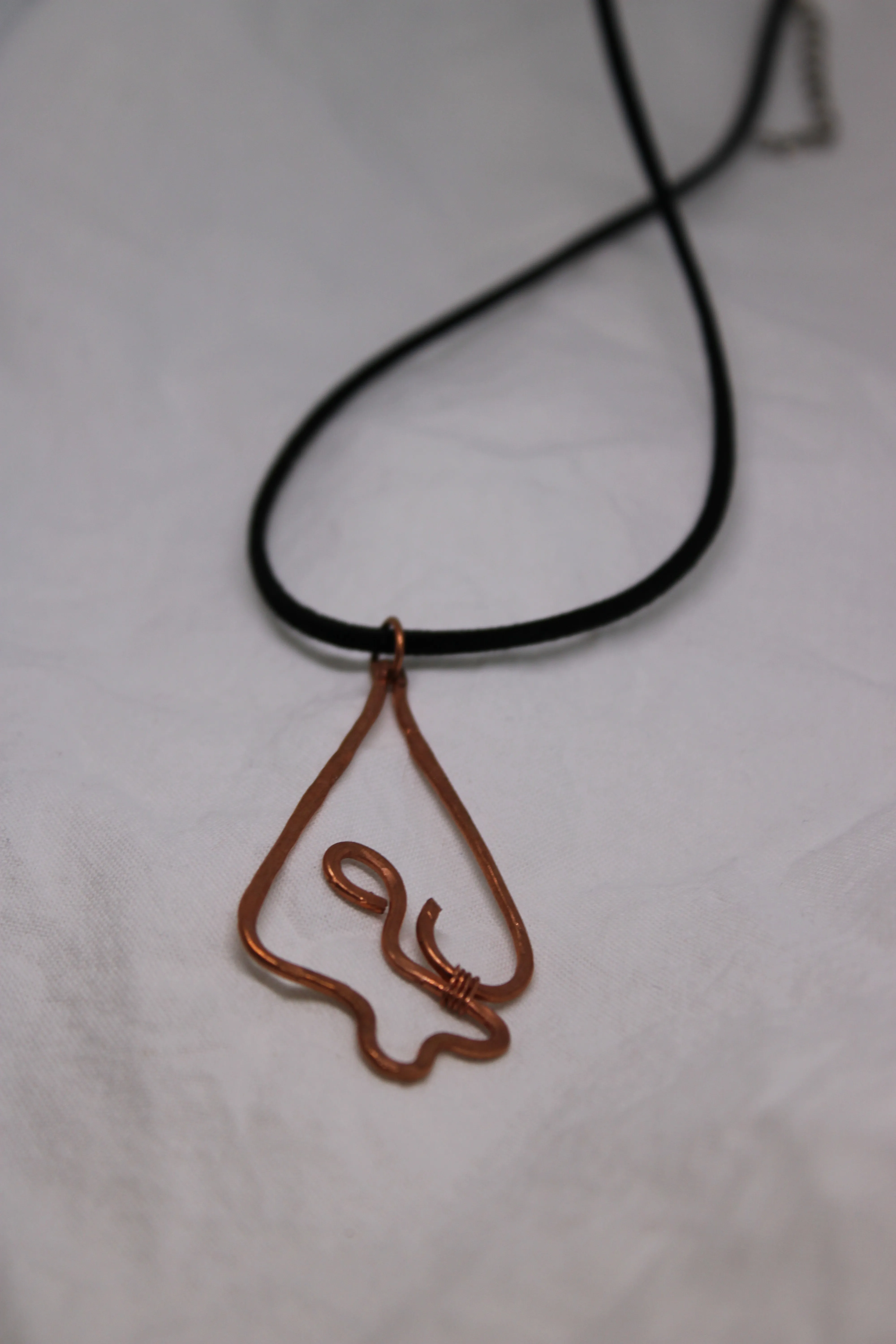 Hammered Copper Necklace