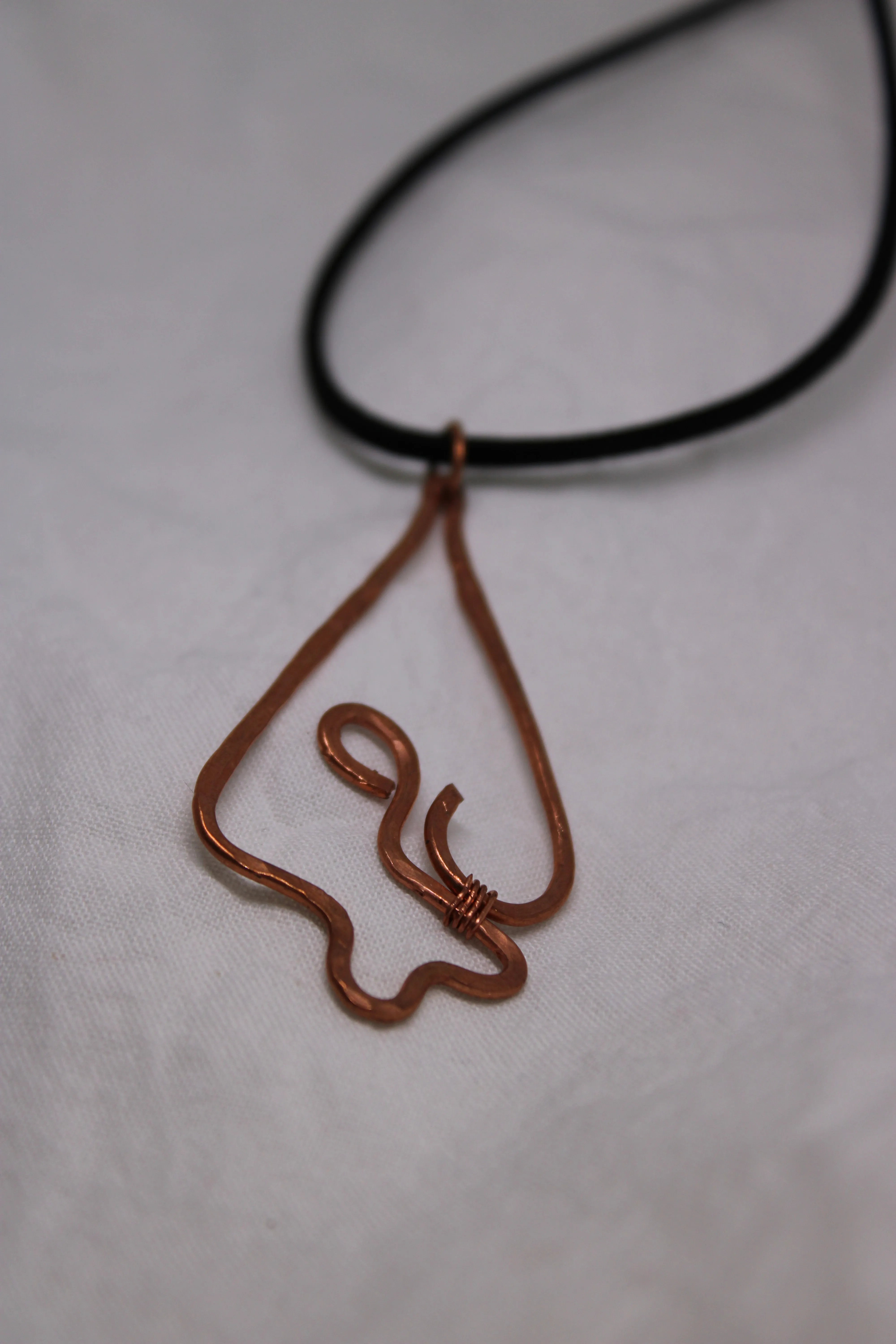 Hammered Copper Necklace