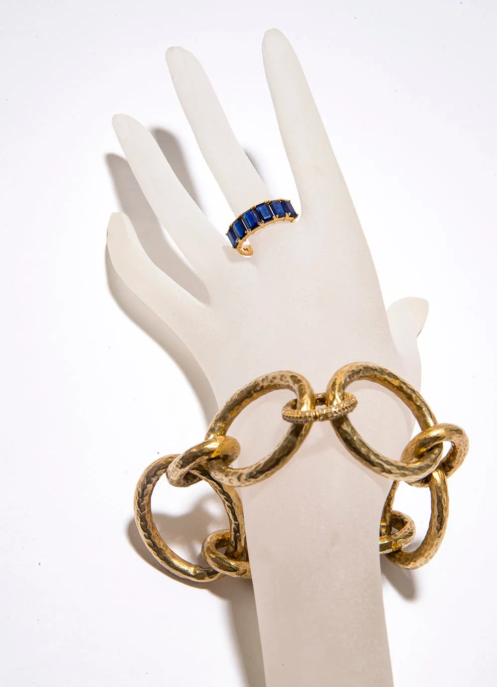 Hand Hammered Link Bracelet