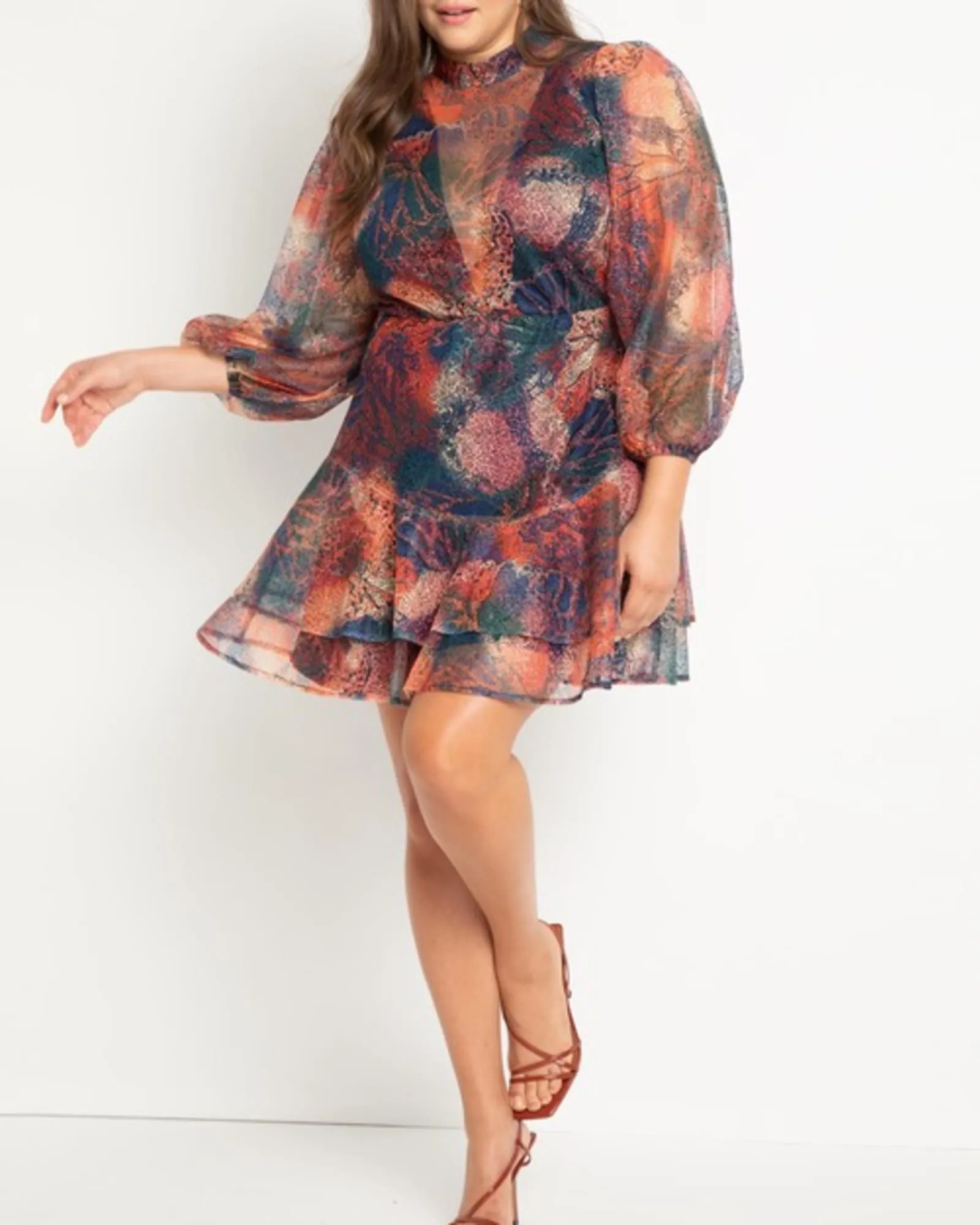 Holly Lace Ruffled Mini Dress | Metamorphosis