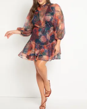 Holly Lace Ruffled Mini Dress | Metamorphosis