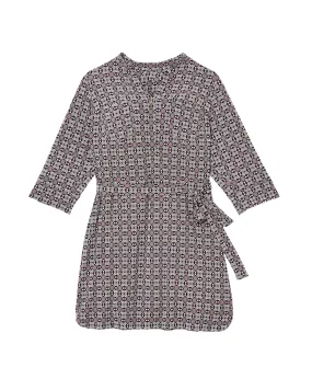Hudson Shirt Dress | Black / Charcoal Grey