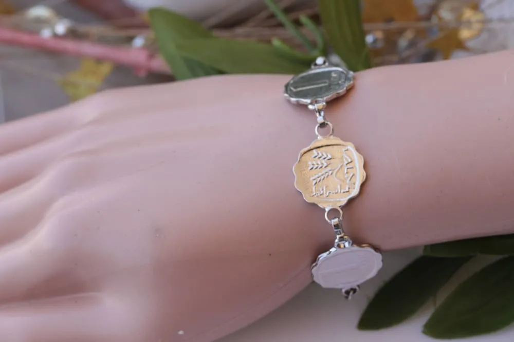 ISRAEL COIN BRACELET