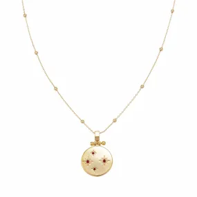January Birthstone Necklace