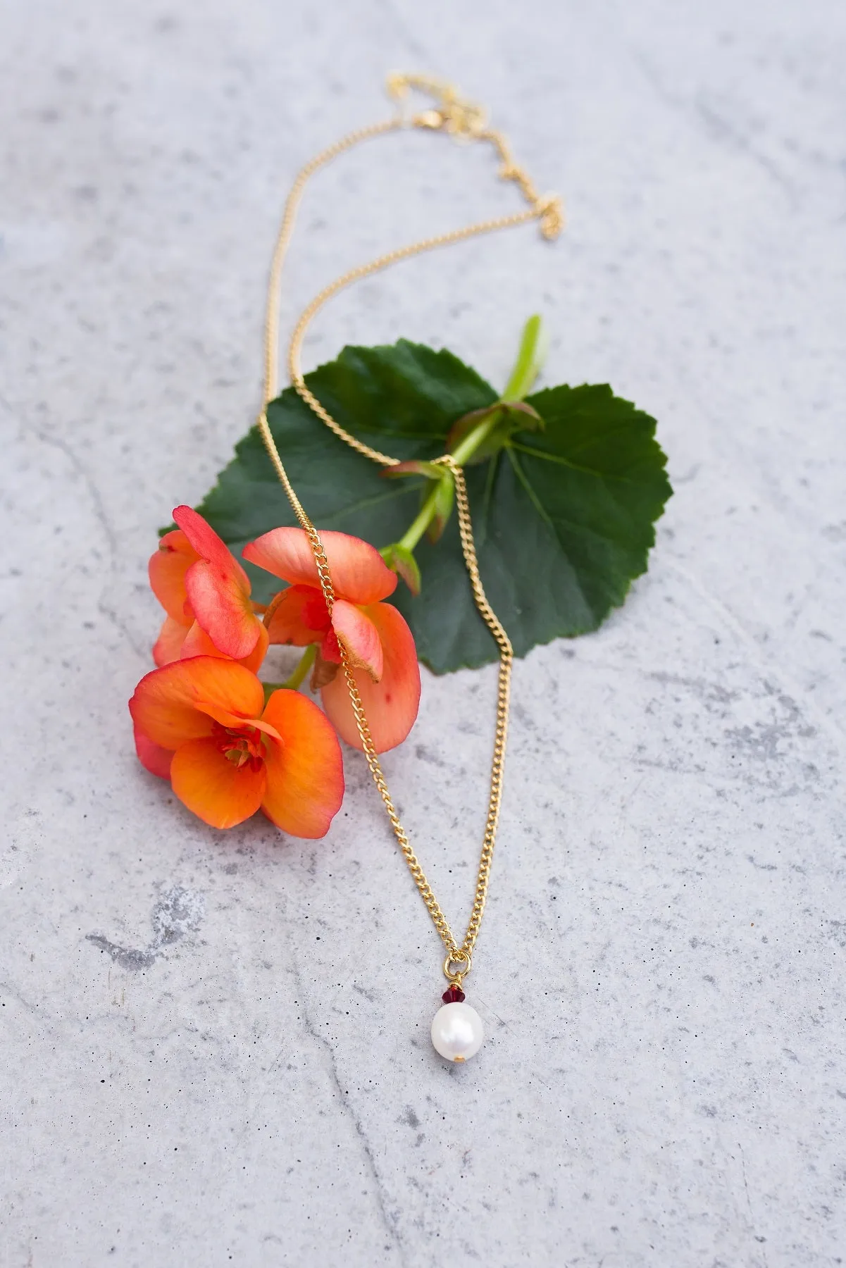 January Birthstone Necklace