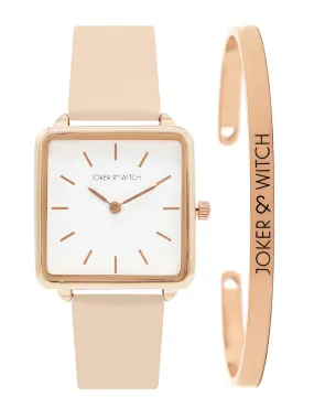 Joker & Witch Pink Crush Watch Bracelet Stack for Women