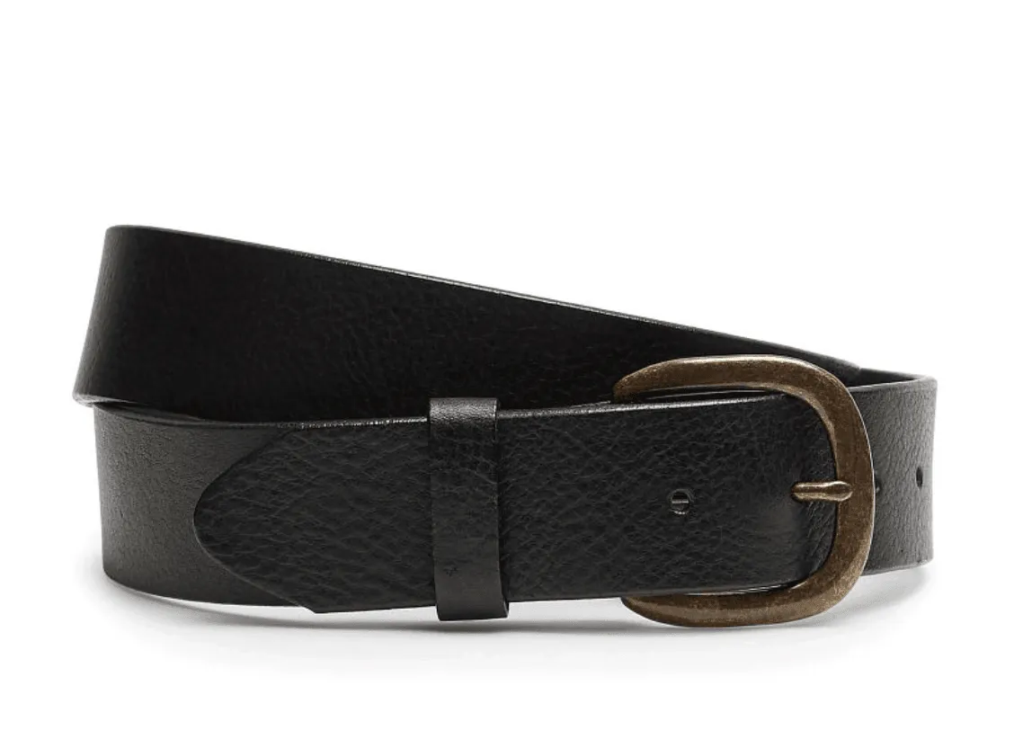 Justin Men's Black Basic Work Leather Belt 232BK