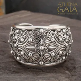 Kallisto Open Band Filigree Ring