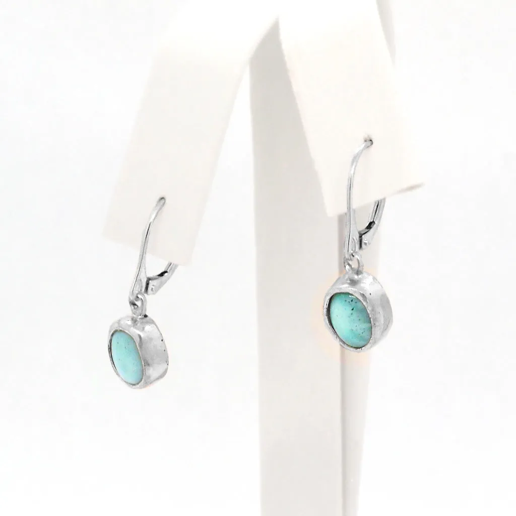 Larimar Dangle earrings