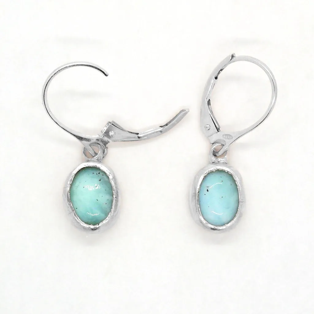 Larimar Dangle earrings
