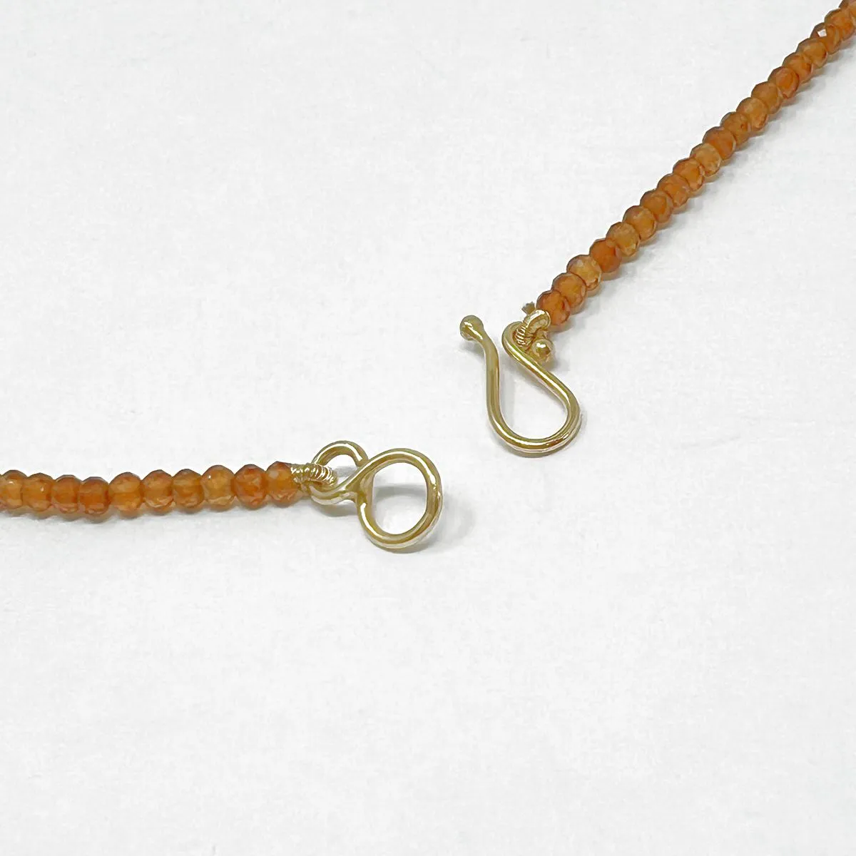 Lena Skadegard Orange Hessonite Necklace