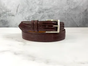 Lizard Belt: Chestnut