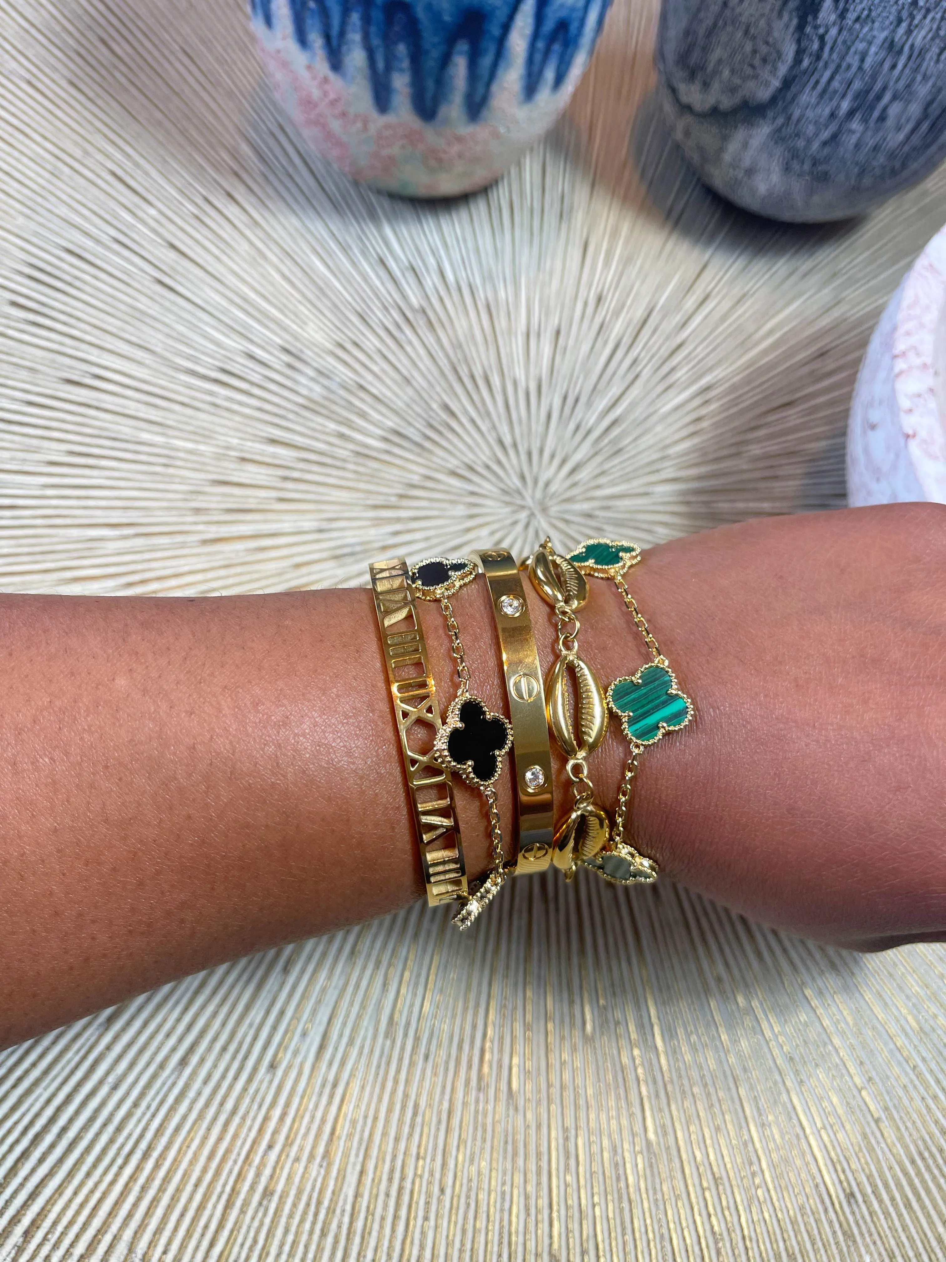 Mali Gold Plated Bracelet