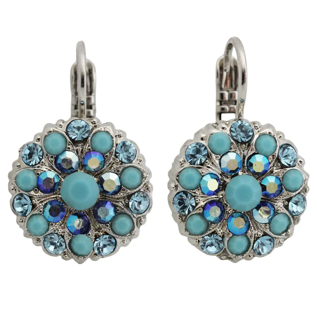 Mariana "Bliss" Rhodium Plated Guardian Angel Crystal Earrings, 1029 2672ro