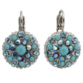 Mariana "Bliss" Rhodium Plated Guardian Angel Crystal Earrings, 1029 2672ro