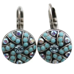 Mariana "Bliss" Silver Plated Swirl Pavé Crystal Earrings, 1059/1 2672