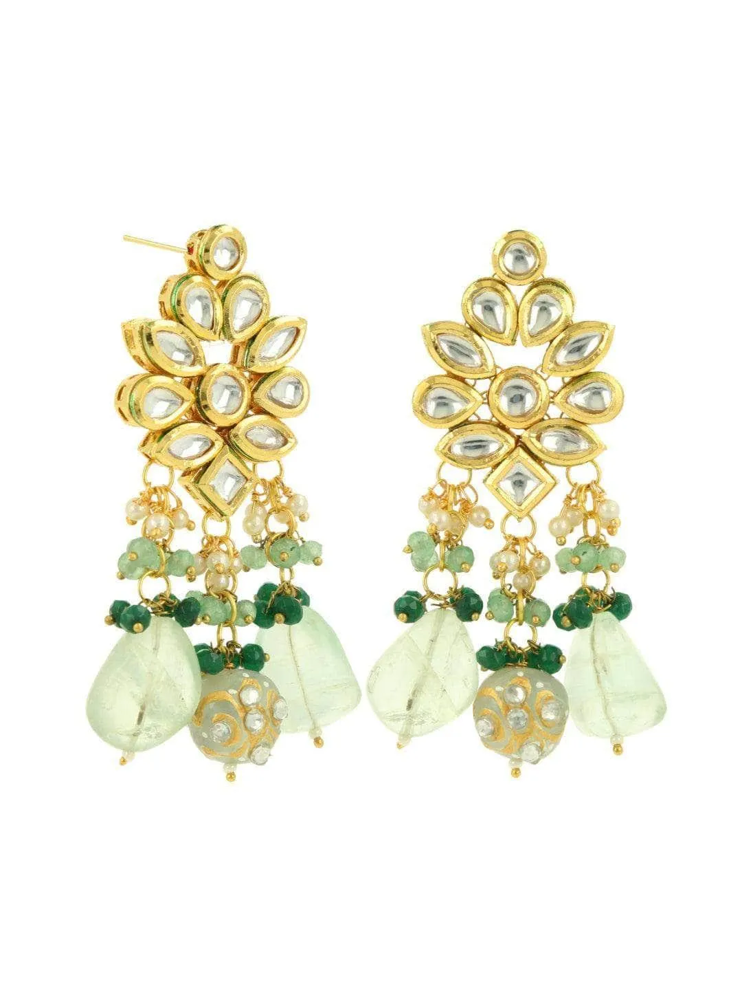 Masoom Minawala In Kundan Precious Stone Earring