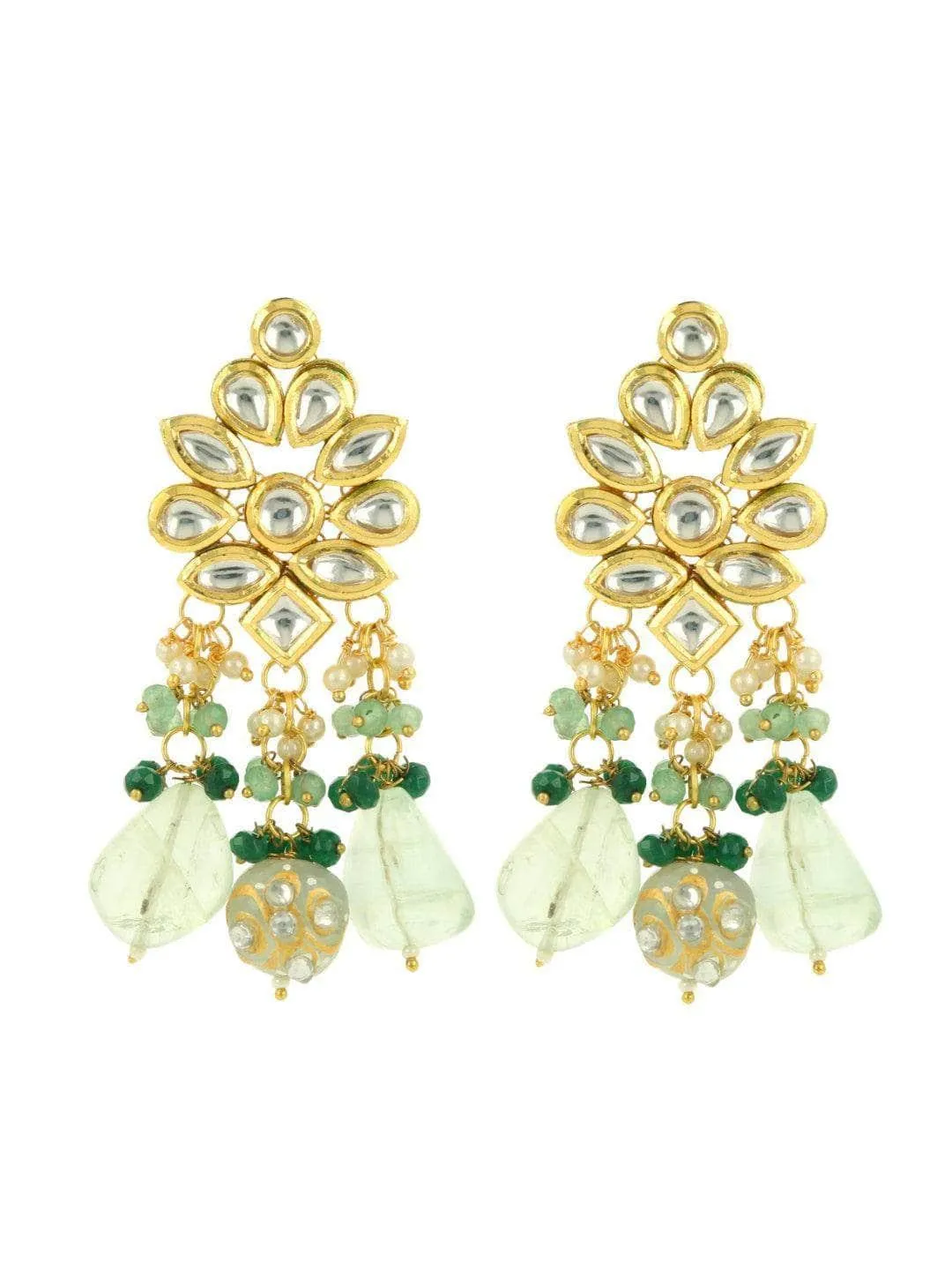 Masoom Minawala In Kundan Precious Stone Earring