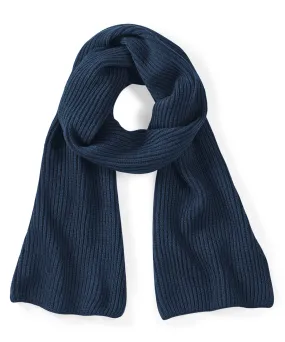 Metro knitted scarf | French Navy