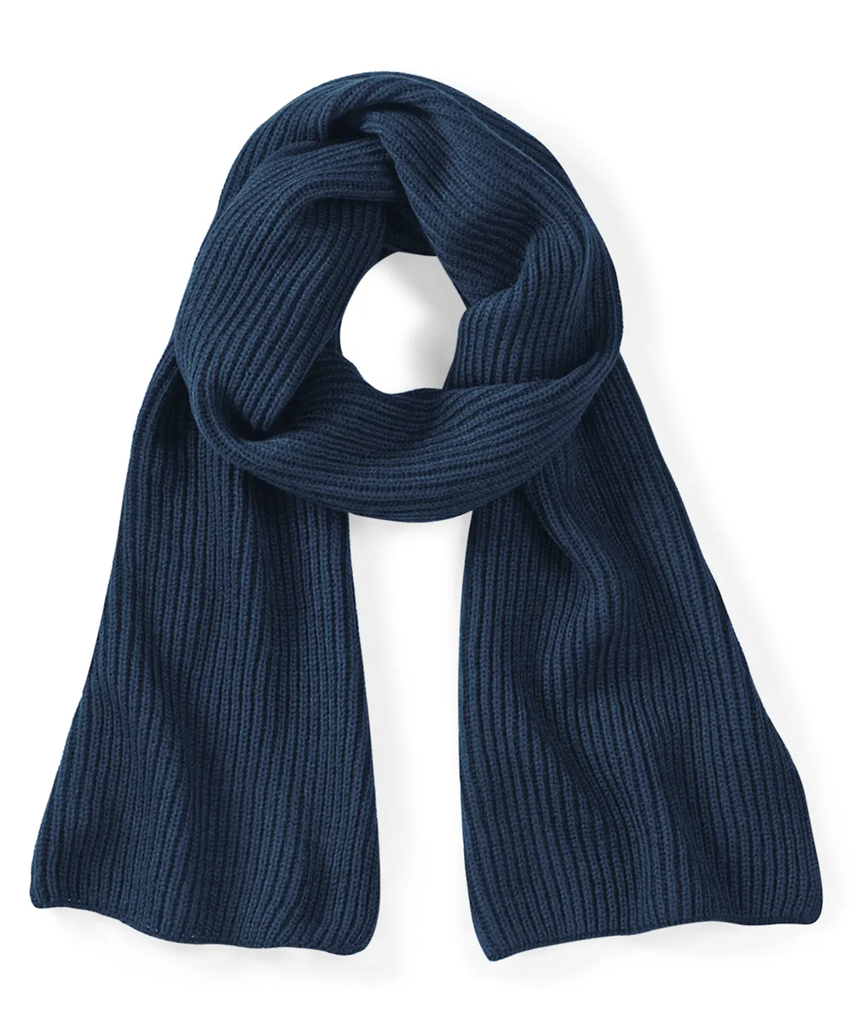 Metro knitted scarf | French Navy