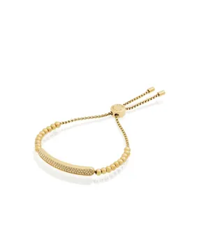 Michael Kors Plaque Beaded Bracelet