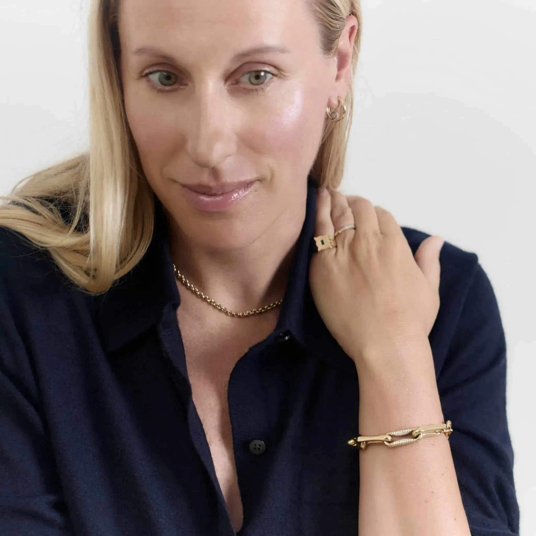 Milano Pinched Link Bracelet