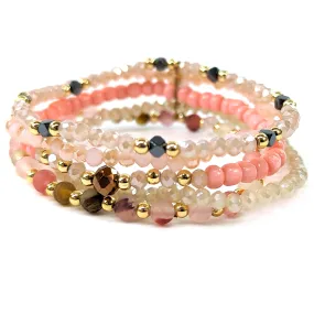 Multi Strand Bracelet - Pink