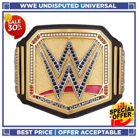 NEW UNDISPUTED UNIVERSAL CHAMPIONSHIP WWE REPLICA BELT 2MM BRASS ADULT SIZE