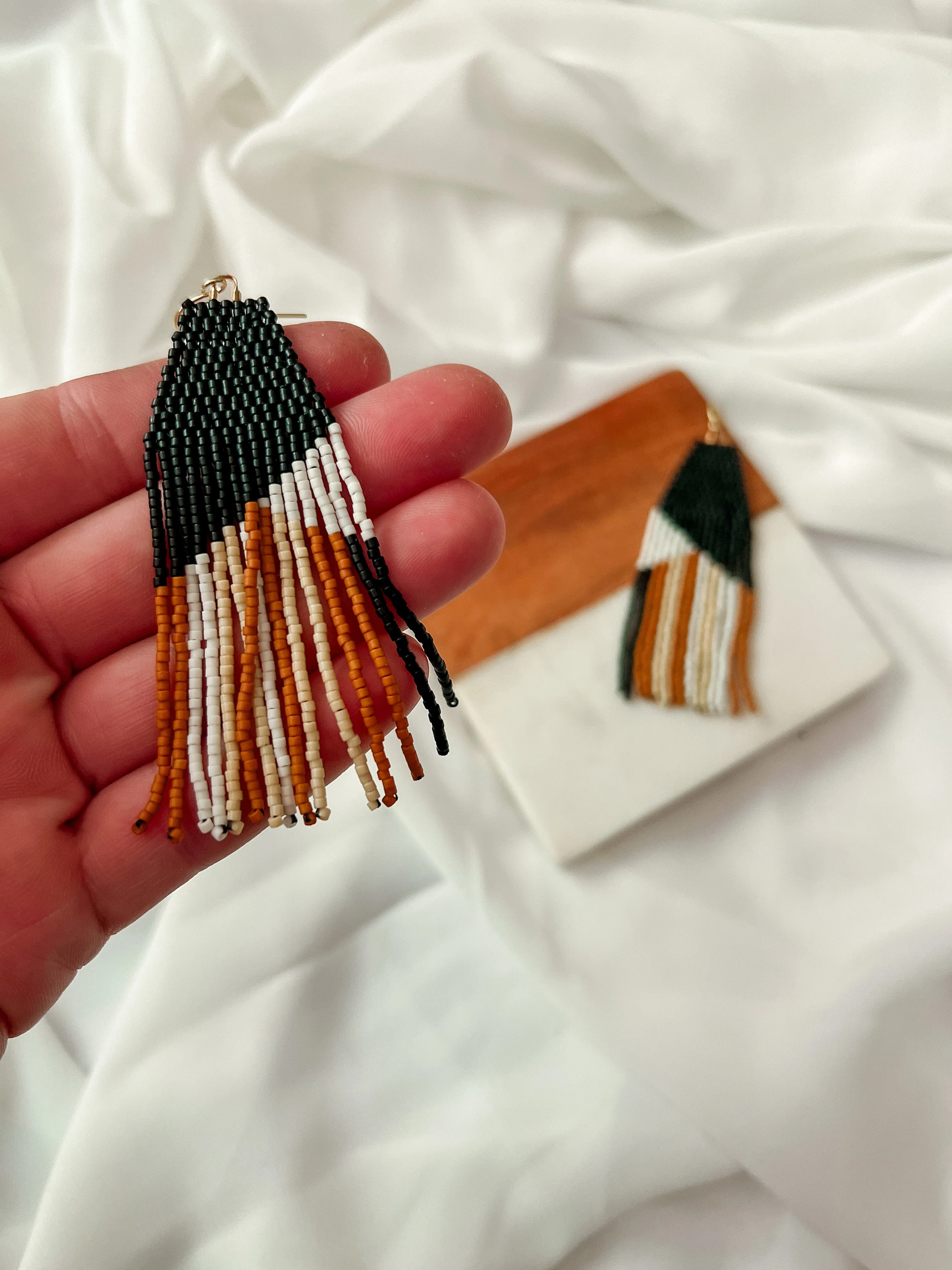 Nightfall | Beaded Earrings
