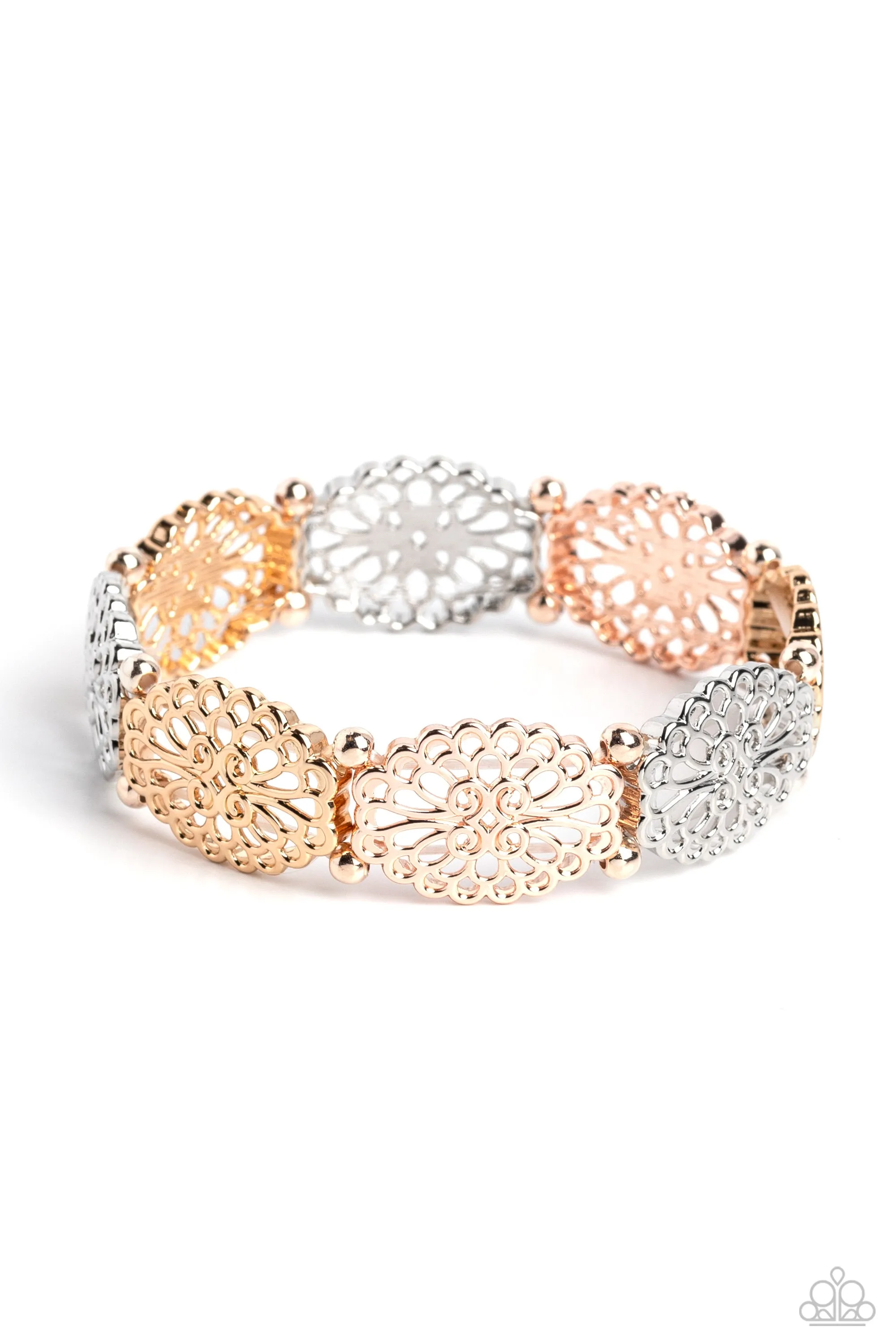 Open Door Jewelry - Curly Chic - Multi Bracelet - Paparazzi Accessories
