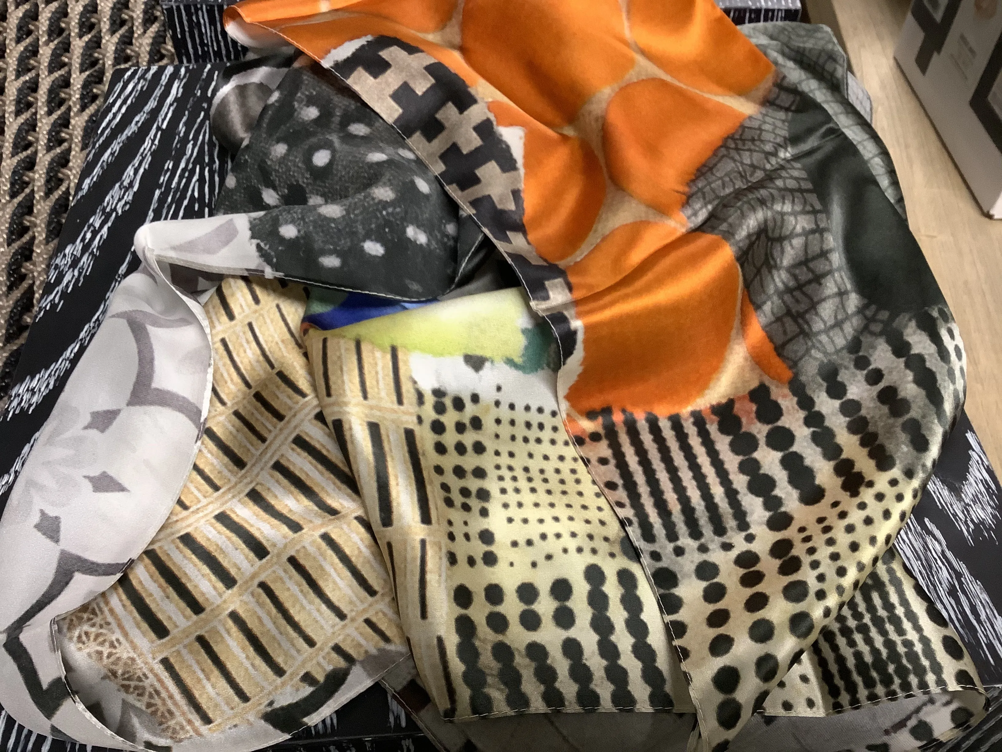 Orangeade Silk Scarf, Limited Edition