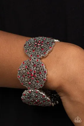 Paparazzi Bracelet ~ All in the Details - Red