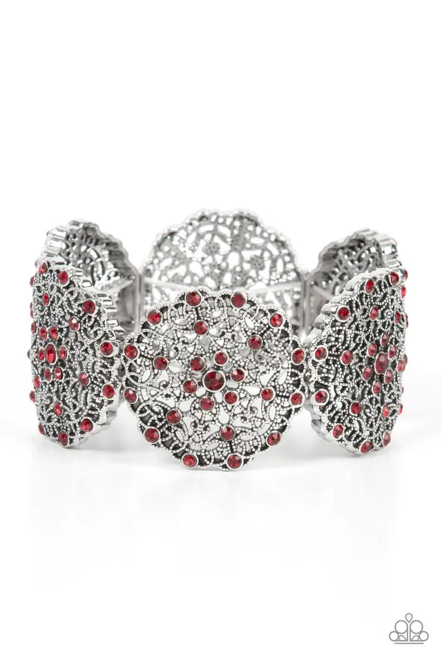 Paparazzi Bracelet ~ All in the Details - Red