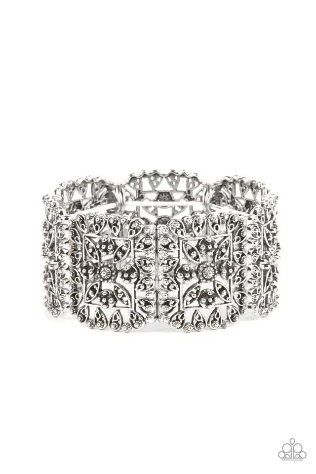 Paparazzi Bracelet ~ Enchanted Vineyards - Silver