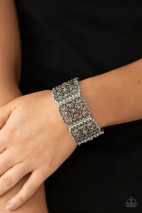 Paparazzi Bracelet ~ Enchanted Vineyards - Silver
