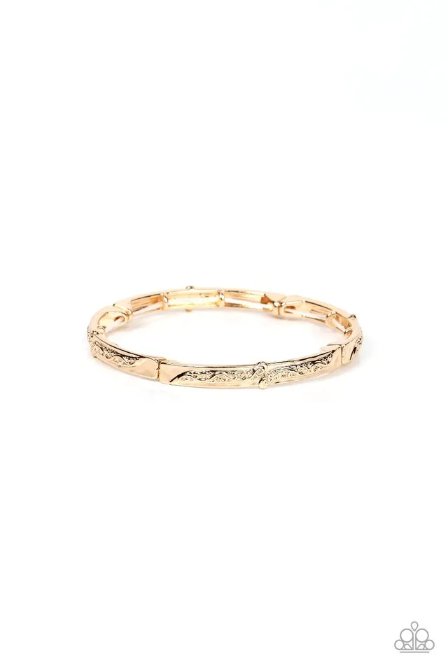 Paparazzi Bracelet ~ Very Vineyard - Gold